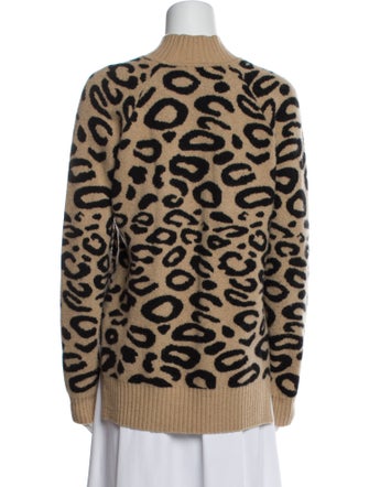 Saks Fifth Avenue Wool Animal Print Sweater