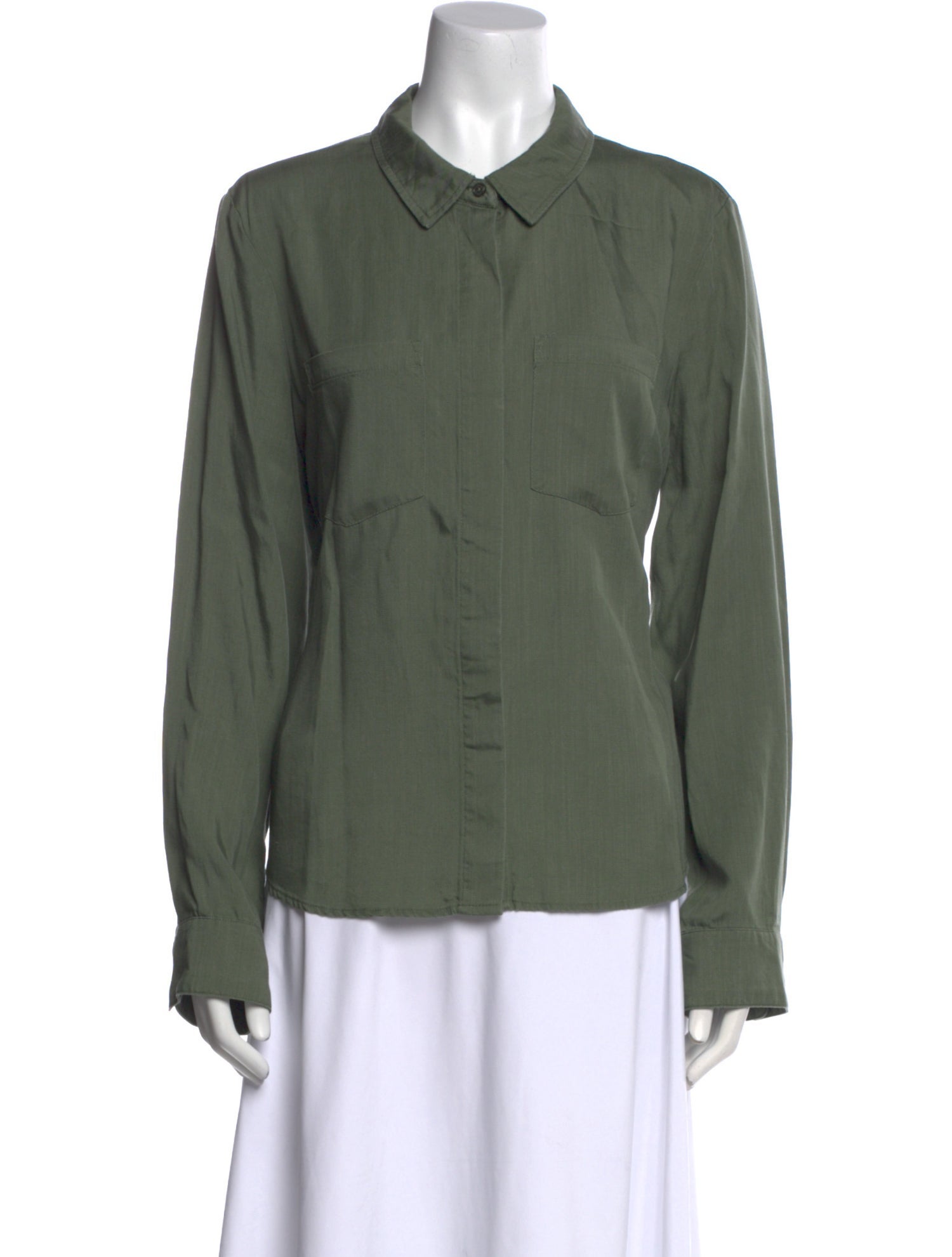 Saks Fifth Avenue Long Sleeve Button-Up Top w/ Tags