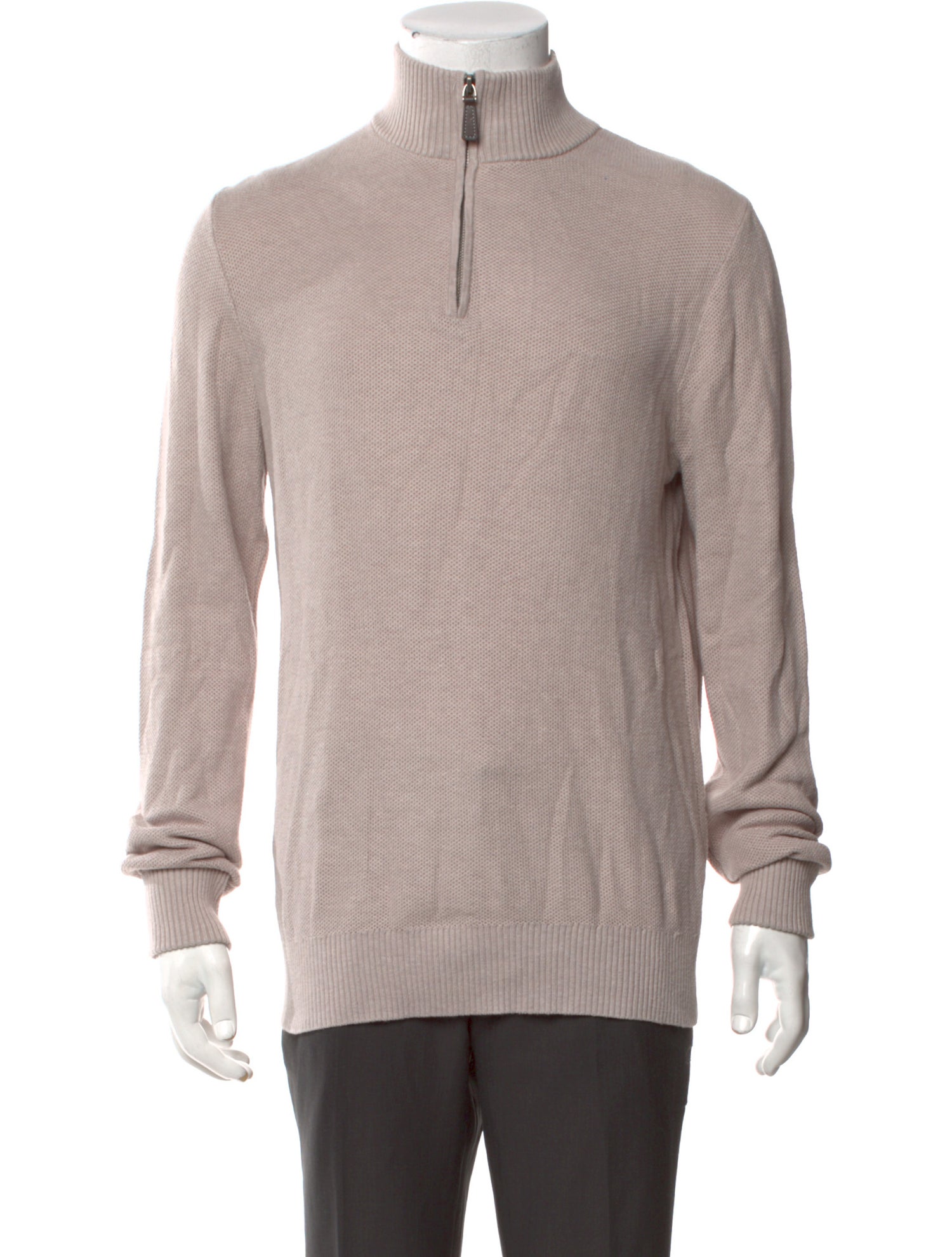 Saks Fifth Avenue Mock Neck Long Sleeve Pullover