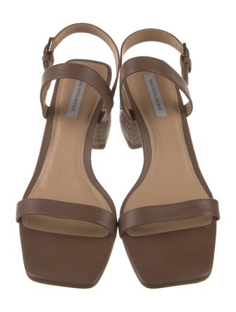 Saks Fifth Avenue Leather Slingback Sandals