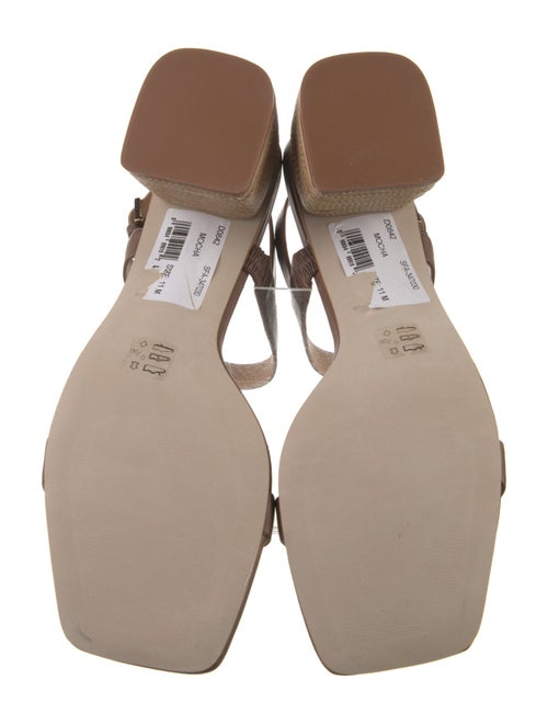 Saks Fifth Avenue Leather Slingback Sandals