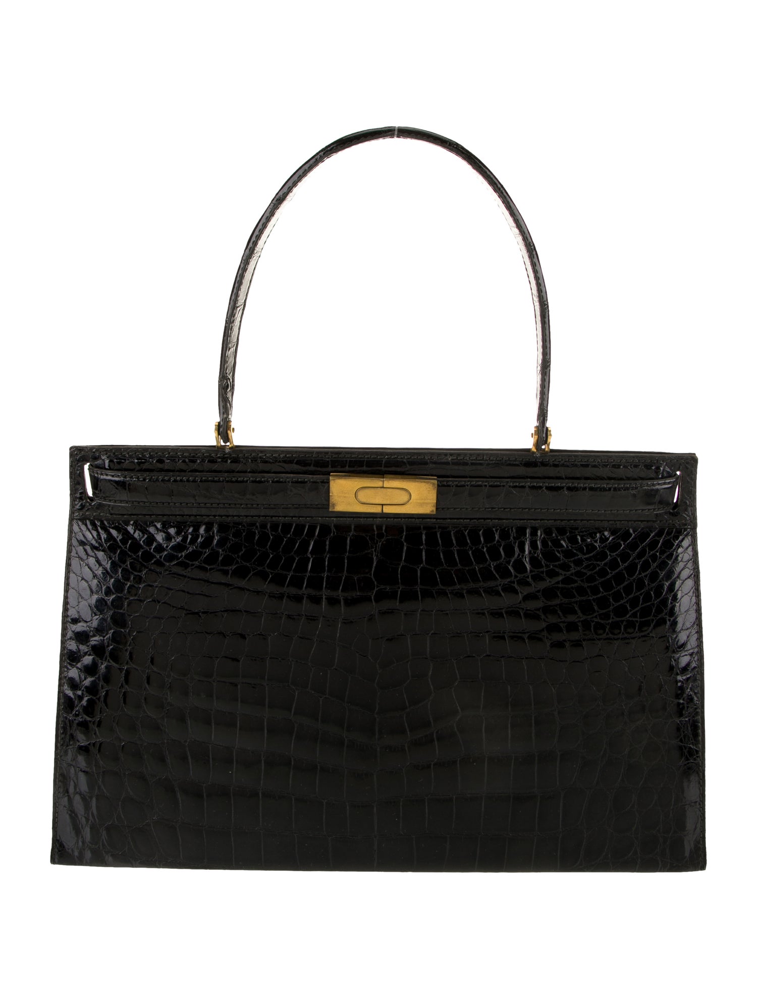 Saks Fifth Avenue Alligator Top Handle Bag