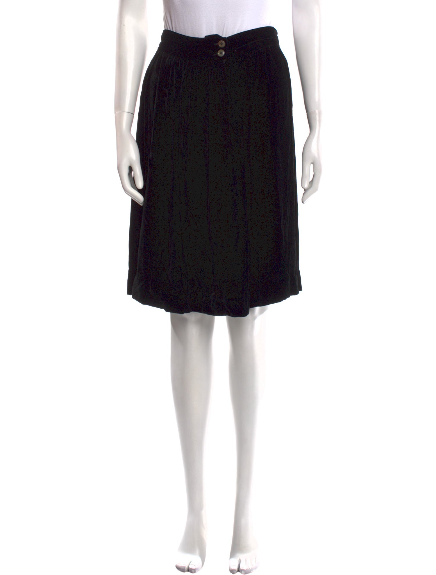 Saks Fifth Avenue Pleated Accents Knee-Length Skirt