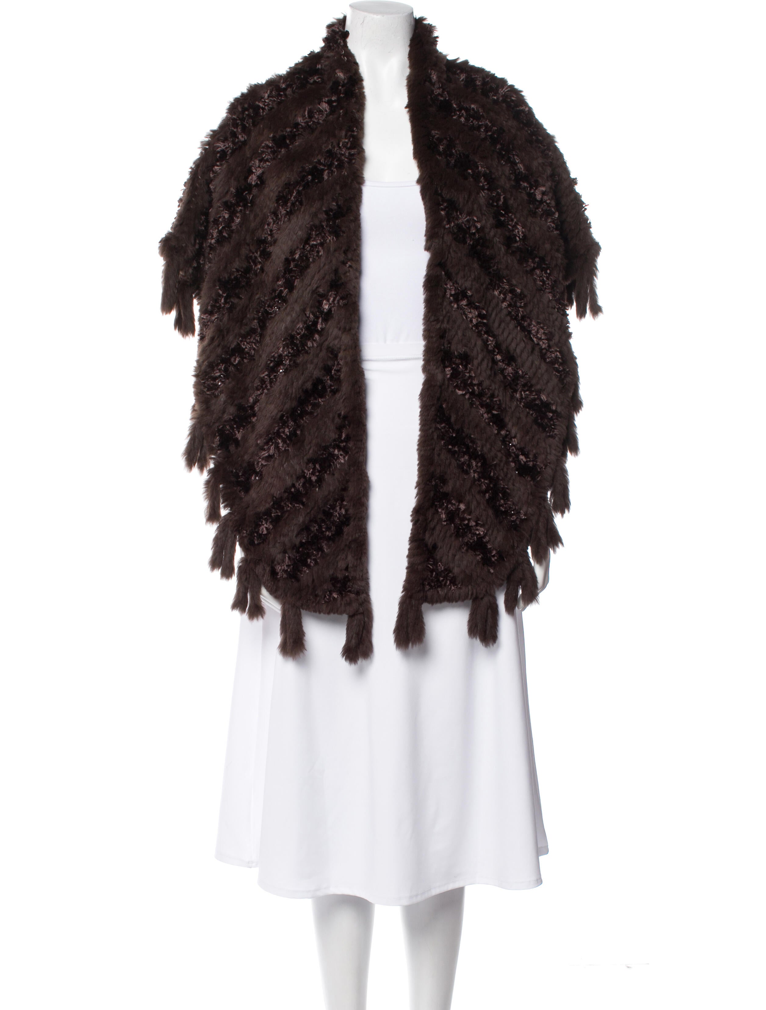 Saks Fifth Avenue Fur Shawl