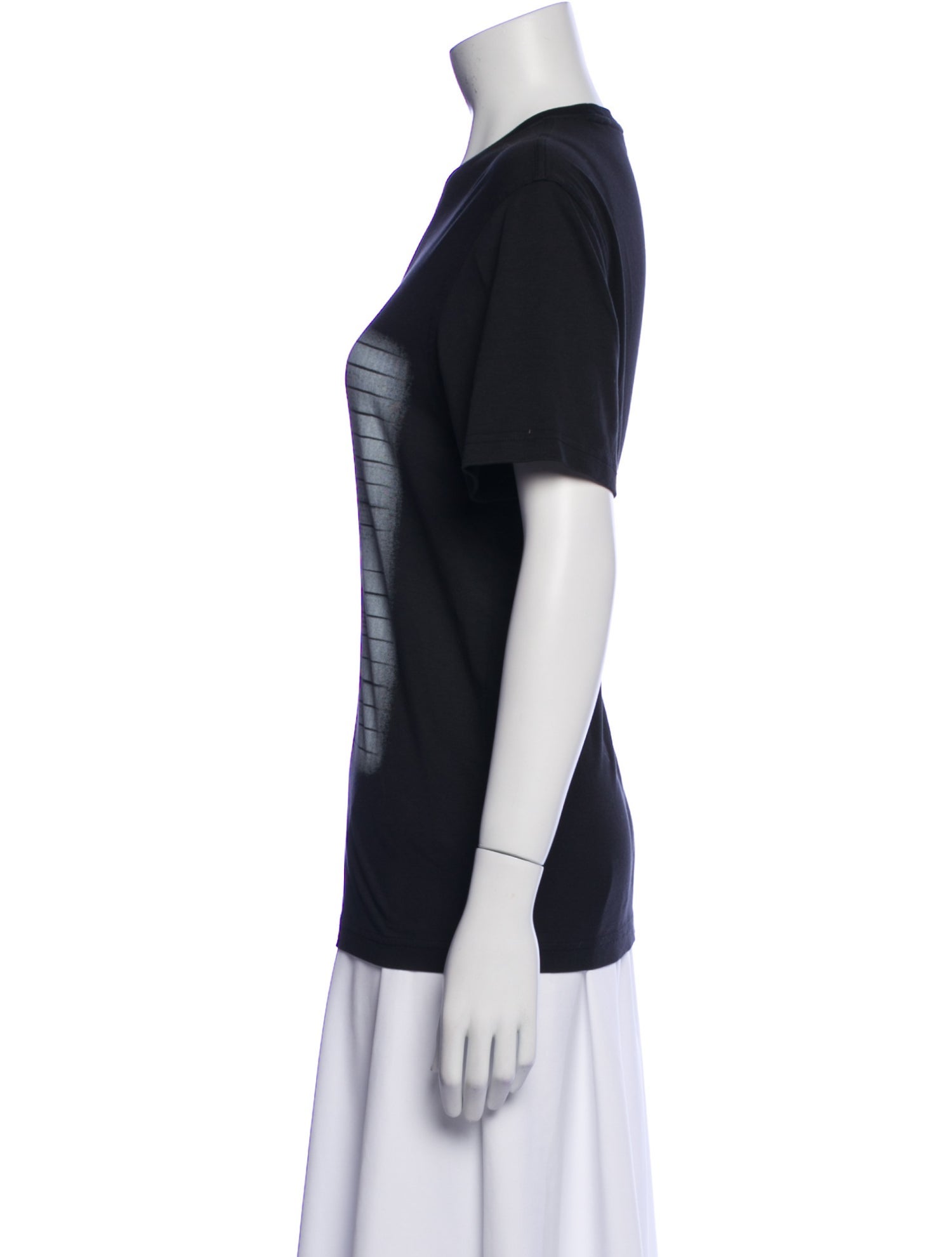 Saks Fifth Avenue Striped Crew Neck T-Shirt