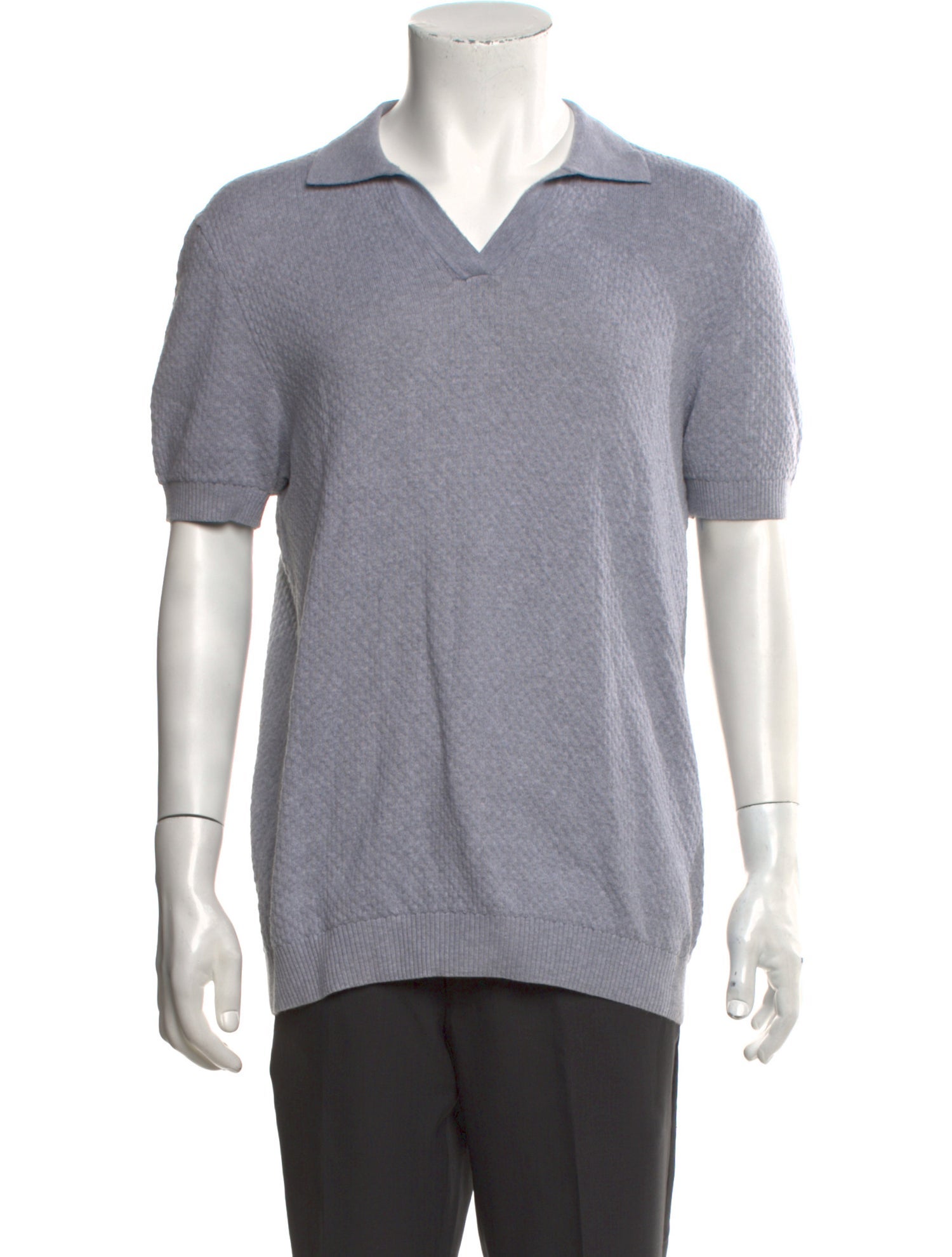 Saks Fifth Avenue Collar Short Sleeve Polo Shirt