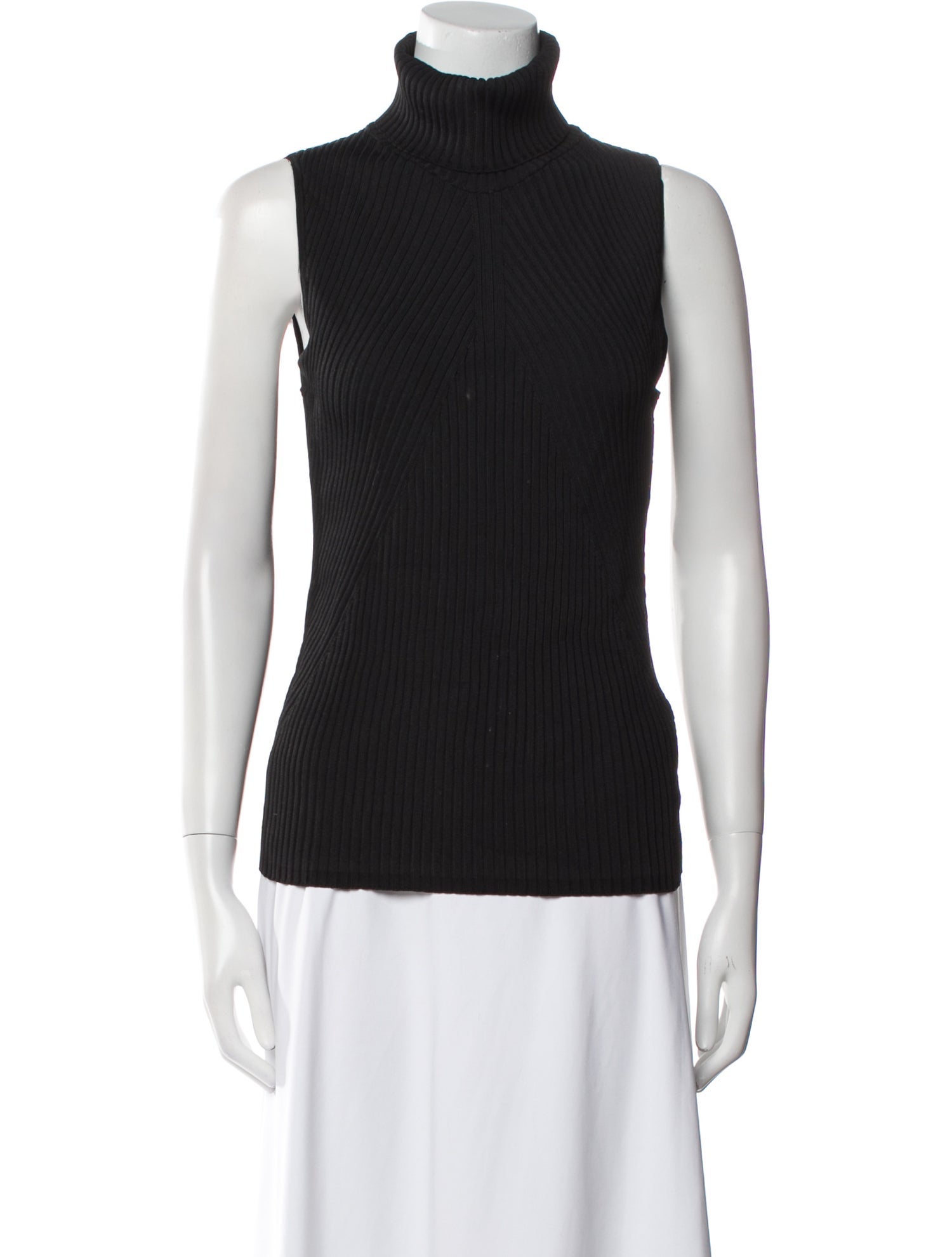 Saks Fifth Avenue Turtleneck Sleeveless Top