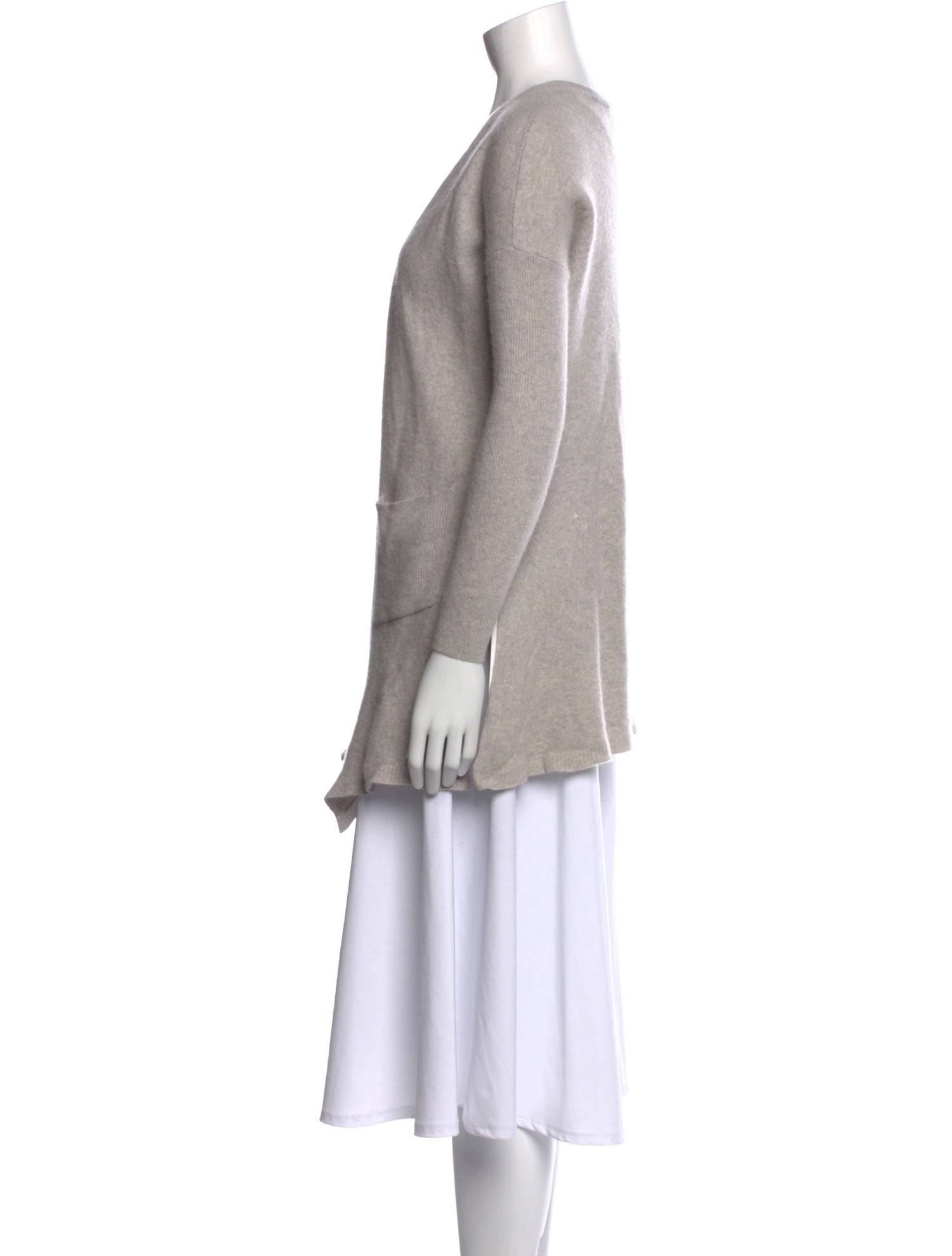 Saks Fifth Avenue Cashmere Open Front Sweater