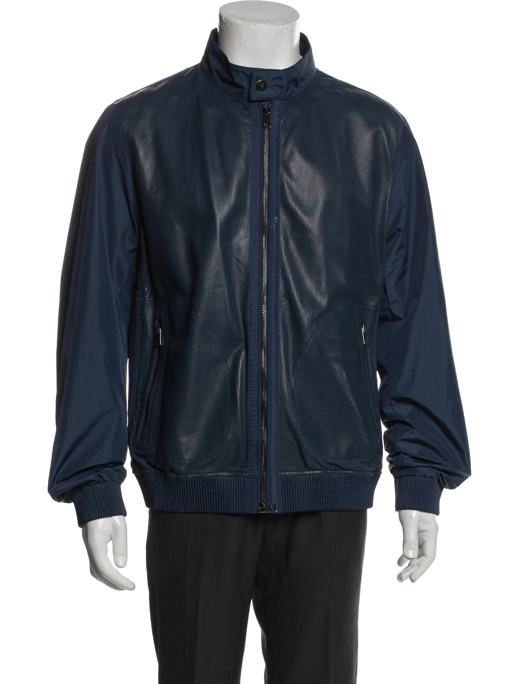 Saks Fifth Avenue Lambskin Windbreaker