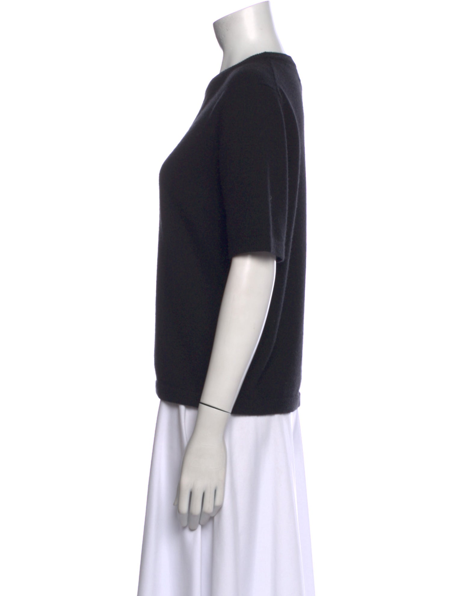 Saks Fifth Avenue Cashmere Crew Neck T-Shirt