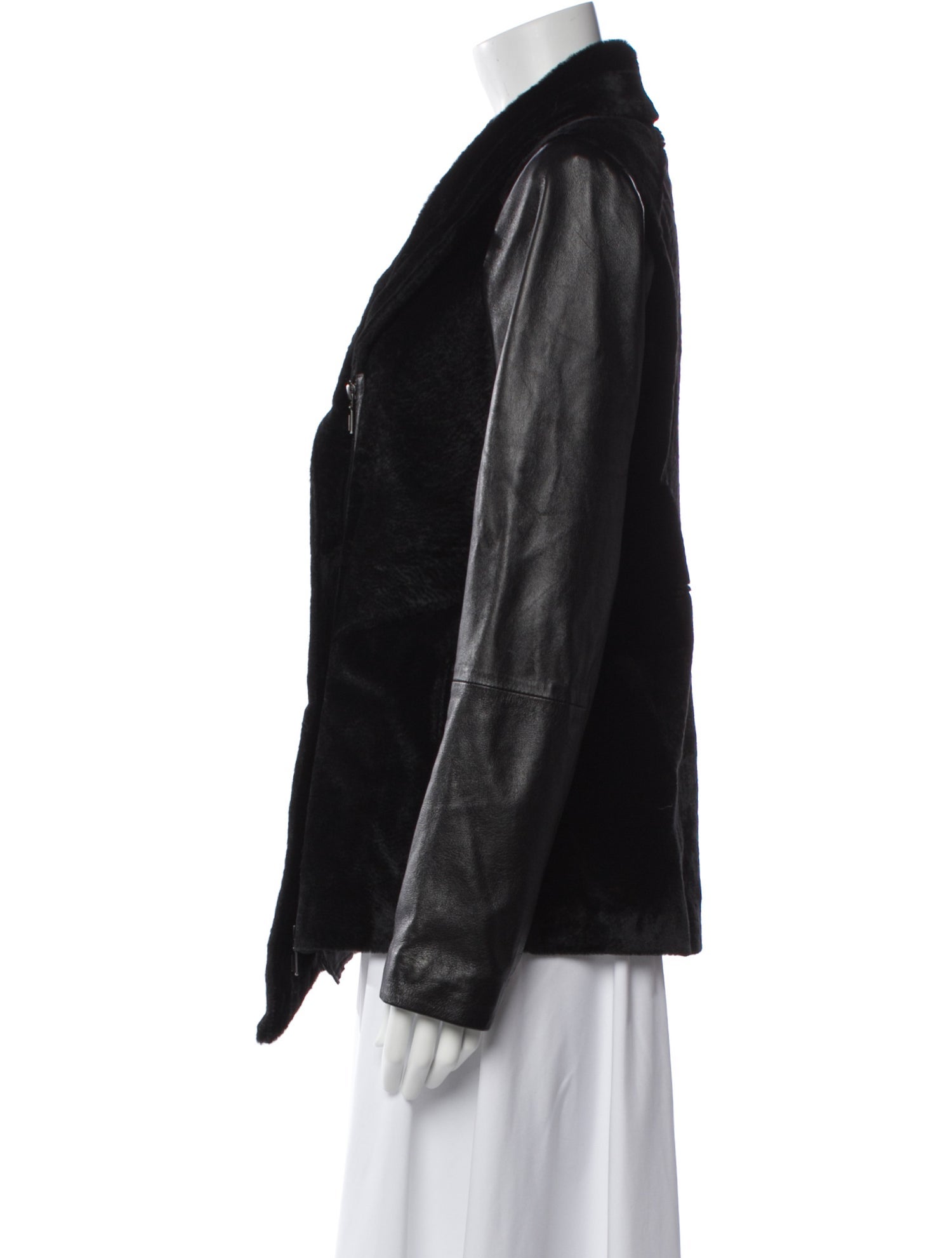 Saks Fifth Avenue Leather Coat