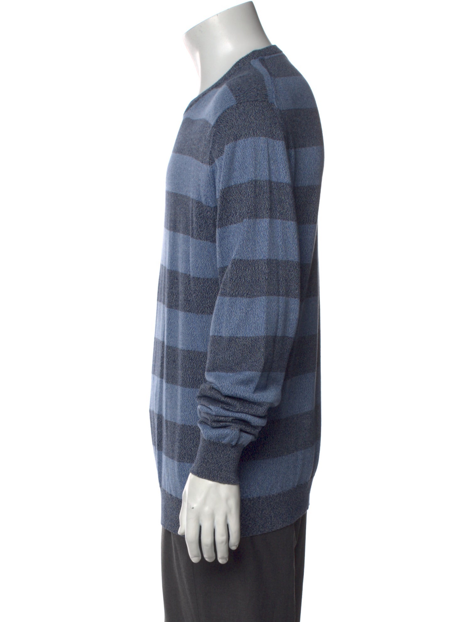 Saks Fifth Avenue Striped Crew Neck Pullover