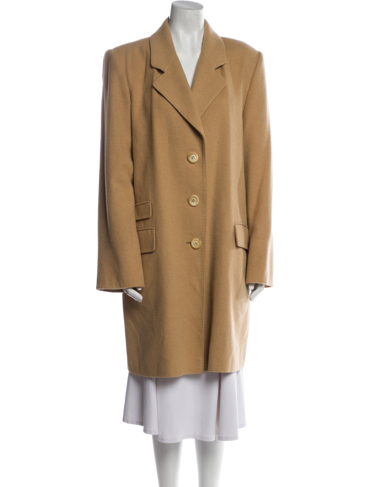 Saks Fifth Avenue Camel Hair Peacoat