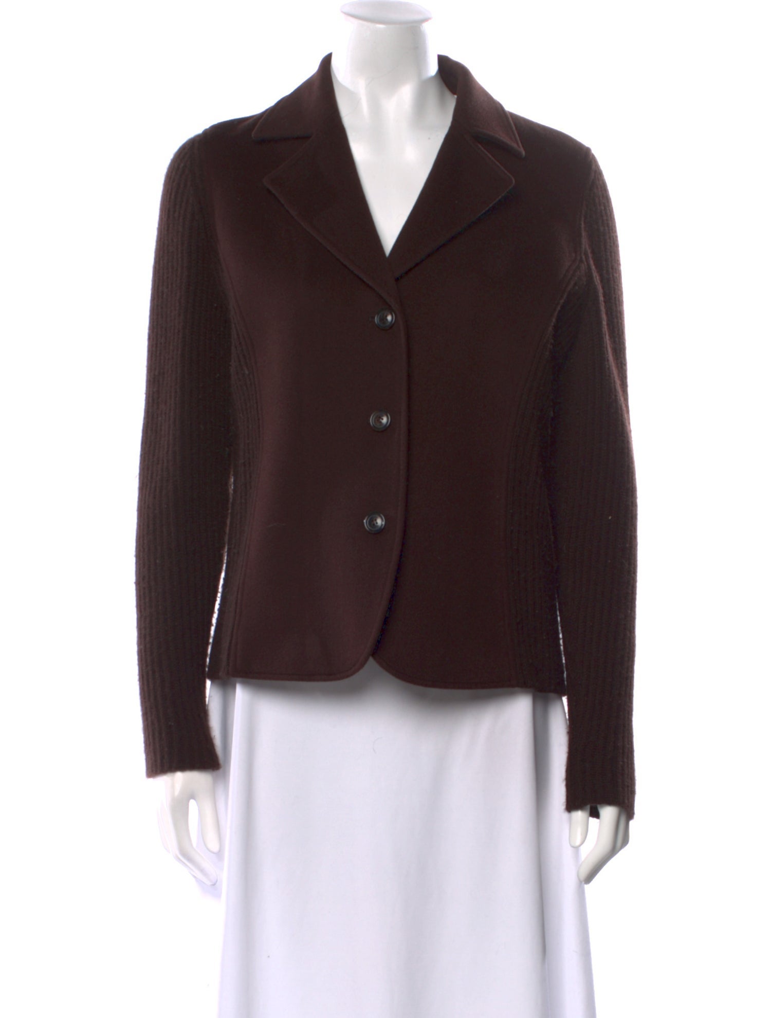 Saks Fifth Avenue Cashmere Long Sleeve Button-Up Top