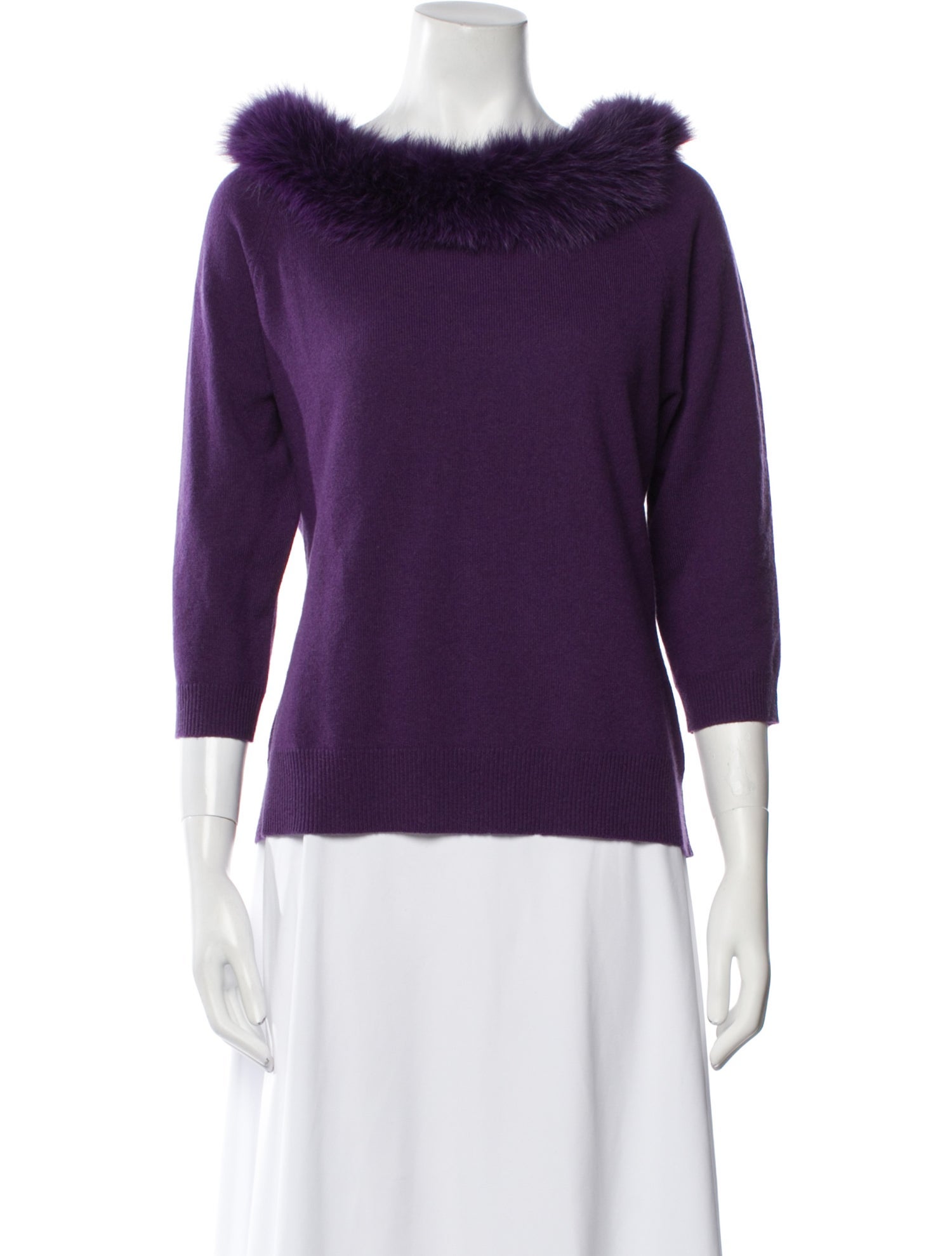 Saks Fifth Avenue Wool Bateau Neckline Sweater
