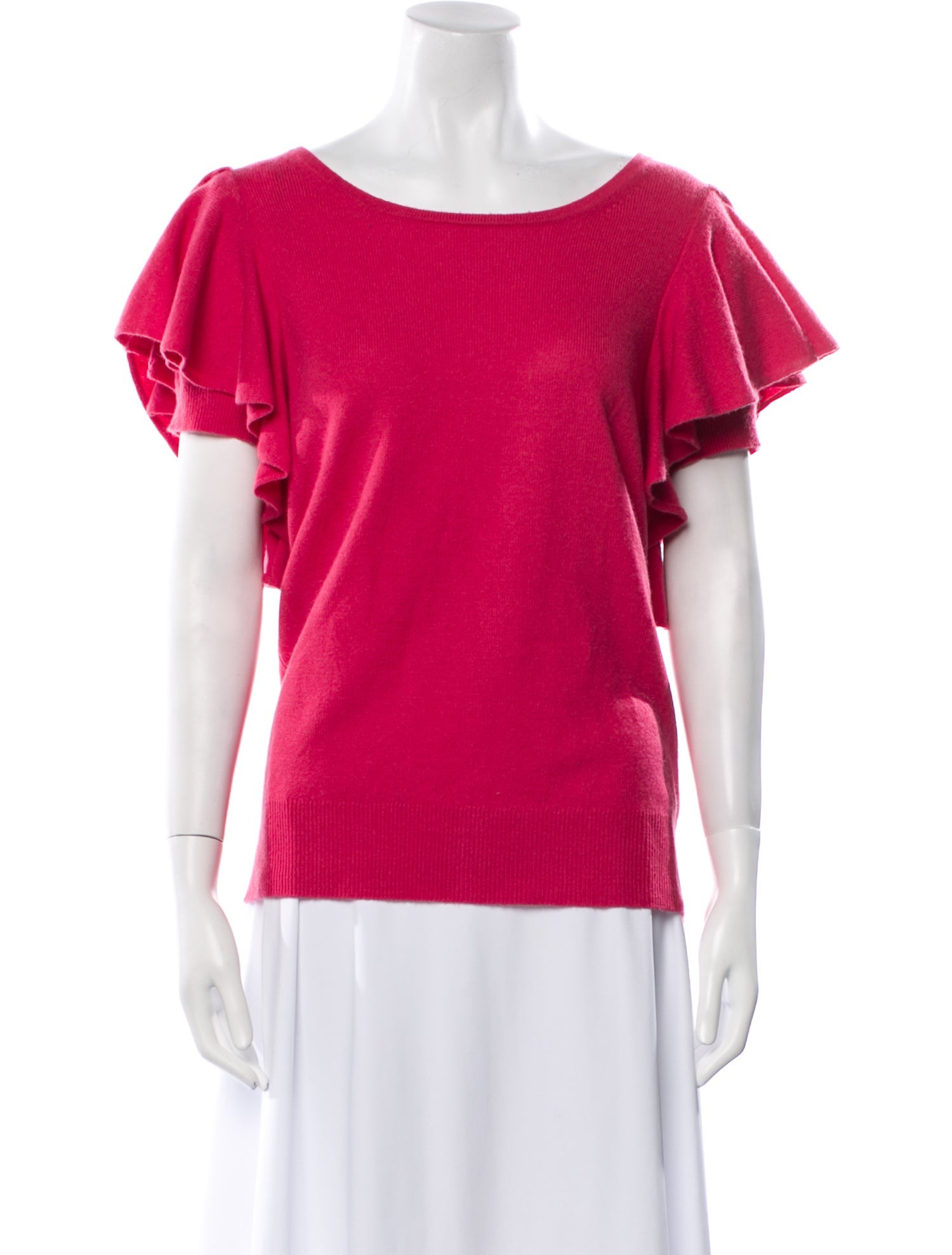 Saks Fifth Avenue Cashmere Bateau Neckline Sweater