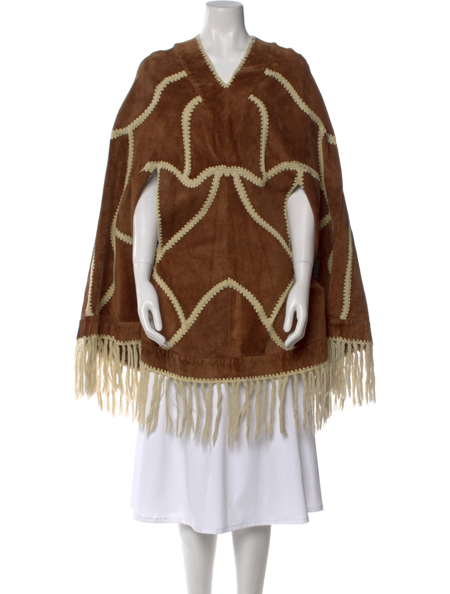 Saks Fifth Avenue Leather Striped Sweater