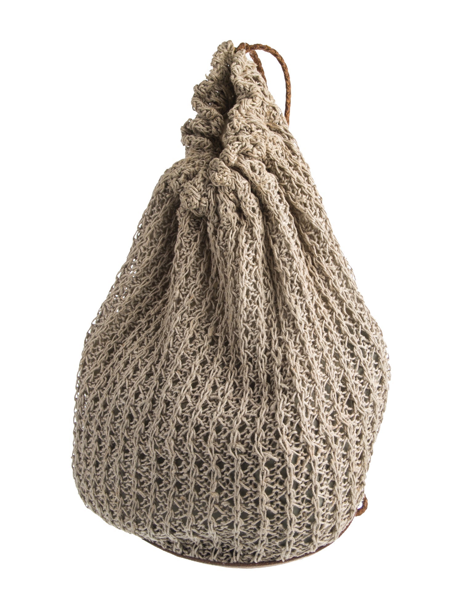 Saks Fifth Avenue Raffia Backpack