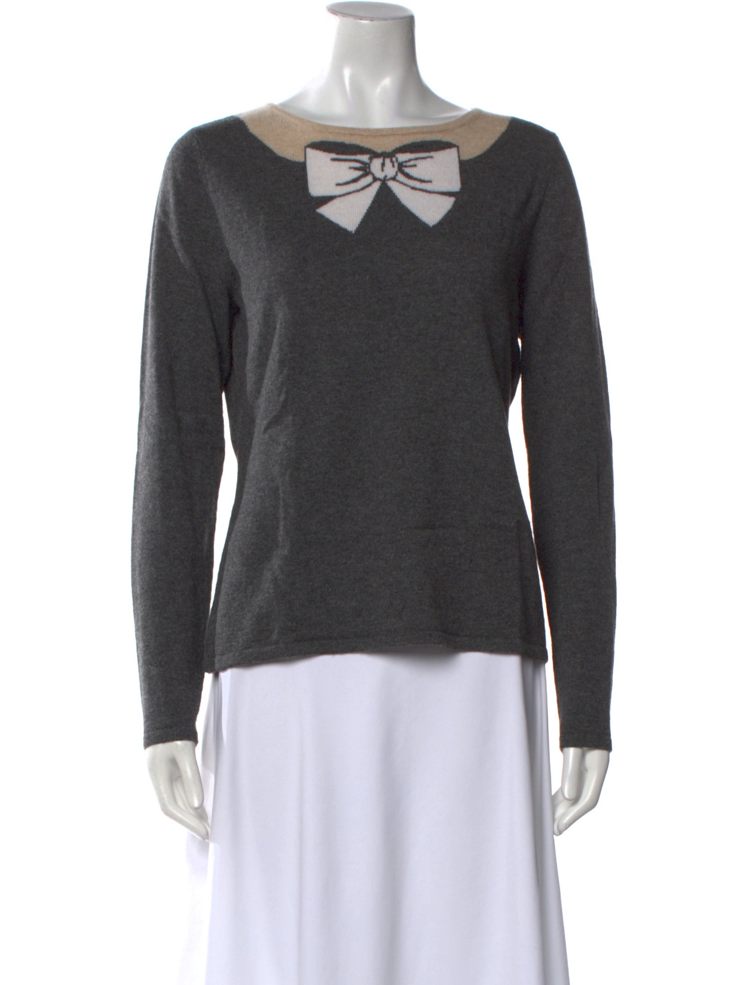 Saks Fifth Avenue Cashmere Graphic Print Sweater