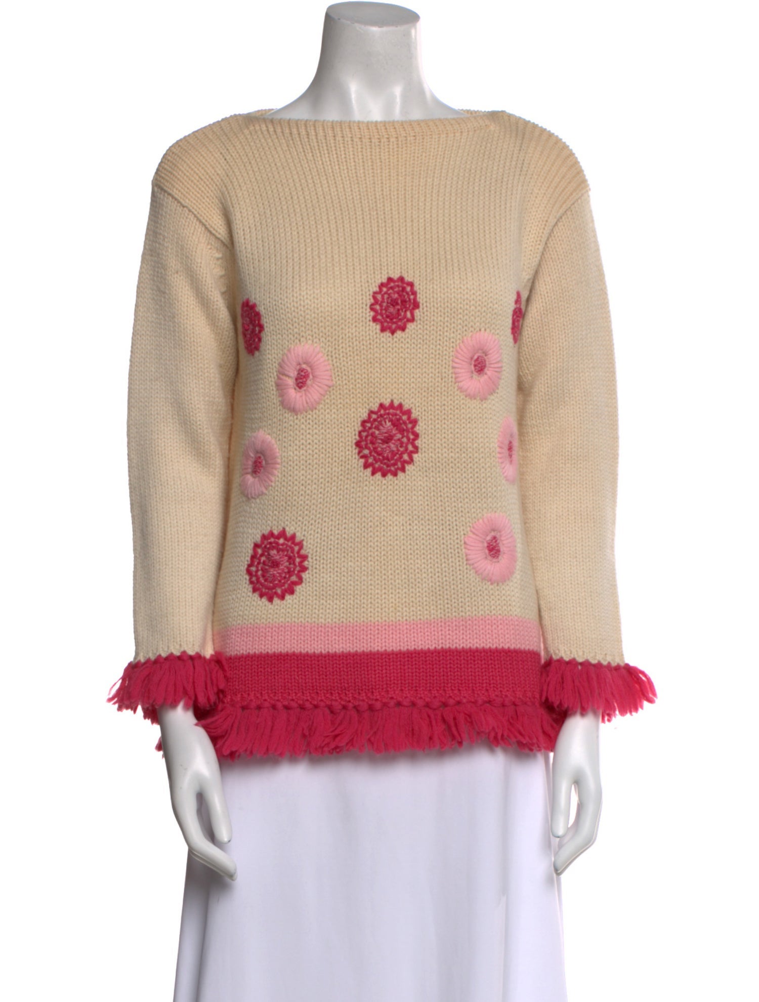 Saks Fifth Avenue Wool Printed Sweater