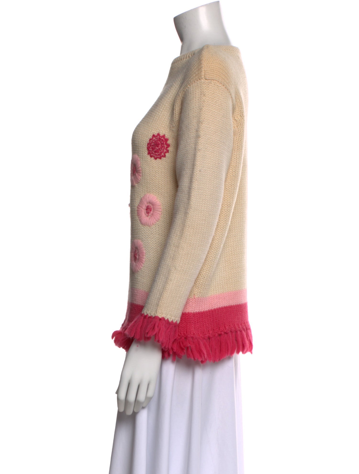 Saks Fifth Avenue Wool Printed Sweater