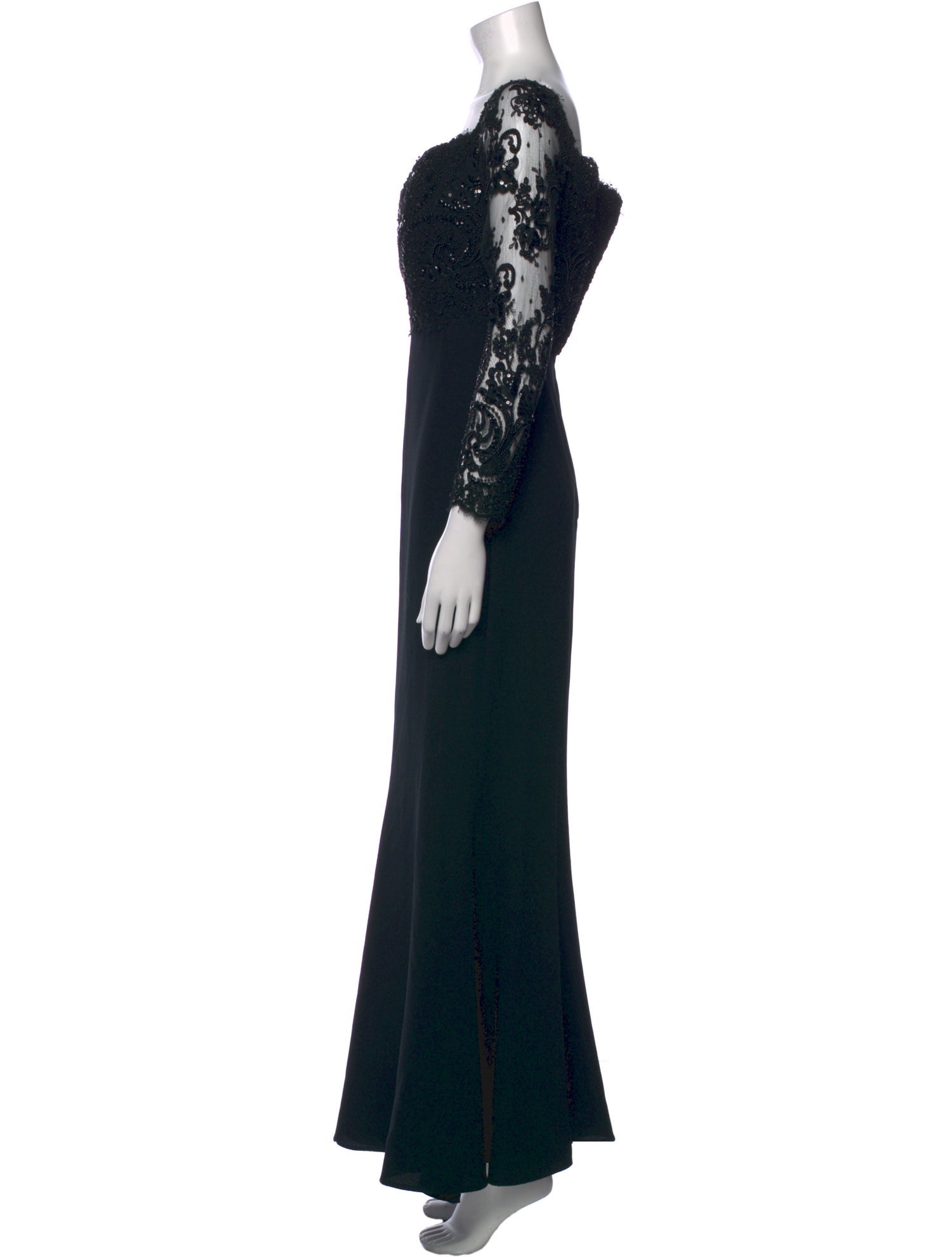 Saks Fifth Avenue Scoop Neck Long Dress