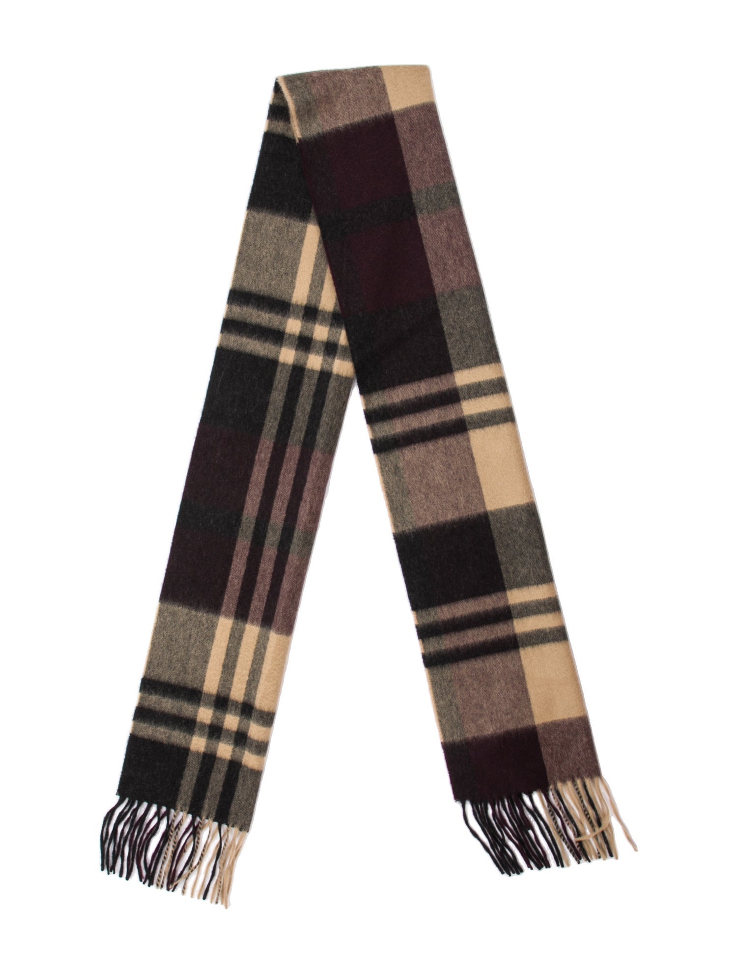 Saks Fifth Avenue Cashmere Striped Scarf w/ Tags