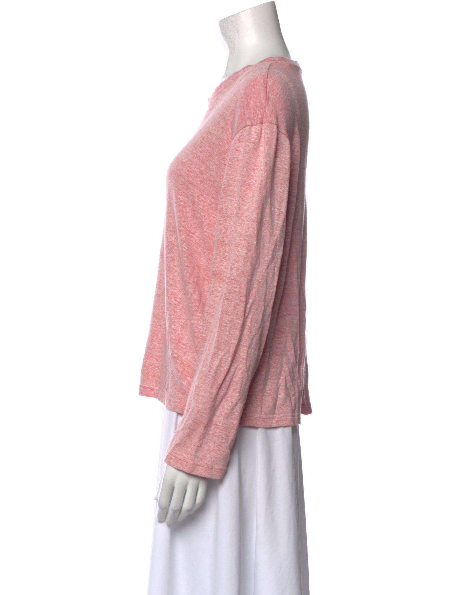 Saks Fifth Avenue Linen Scoop Neck Sweatshirt