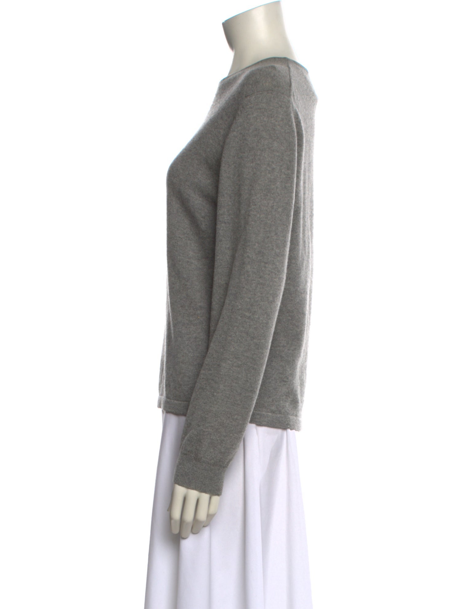 Saks Fifth Avenue Cashmere Bateau Neckline Sweater