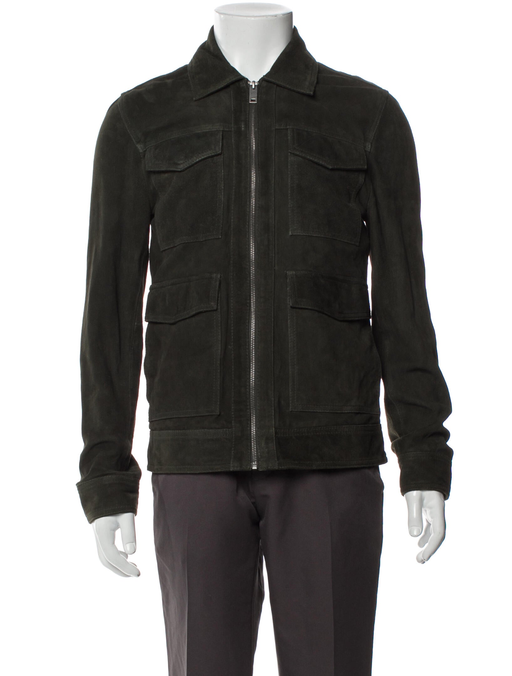 Saks Fifth Avenue Calfskin Utility Jacket