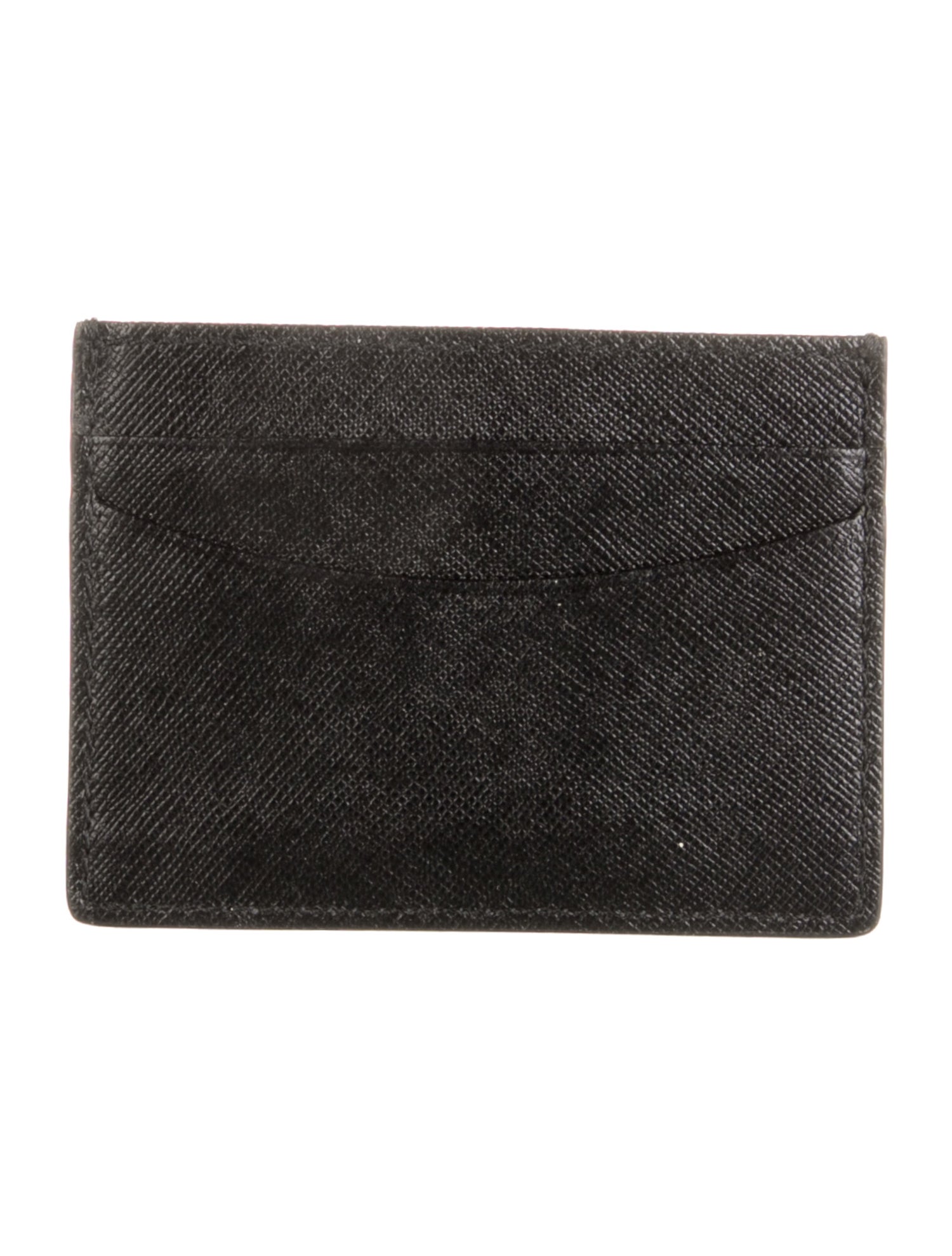 Saks Fifth Avenue Leather Card Holder