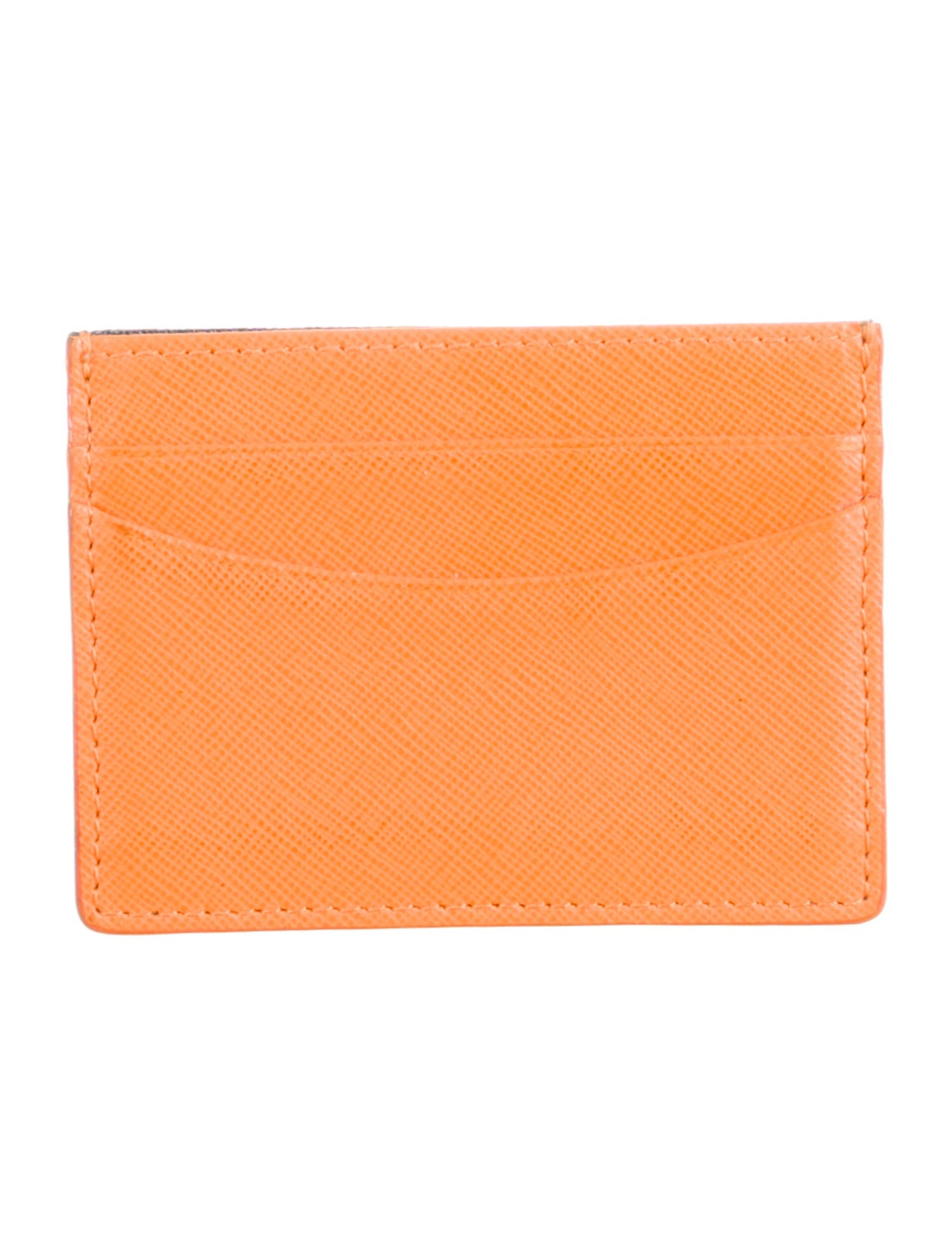 Saks Fifth Avenue Leather Card Holder