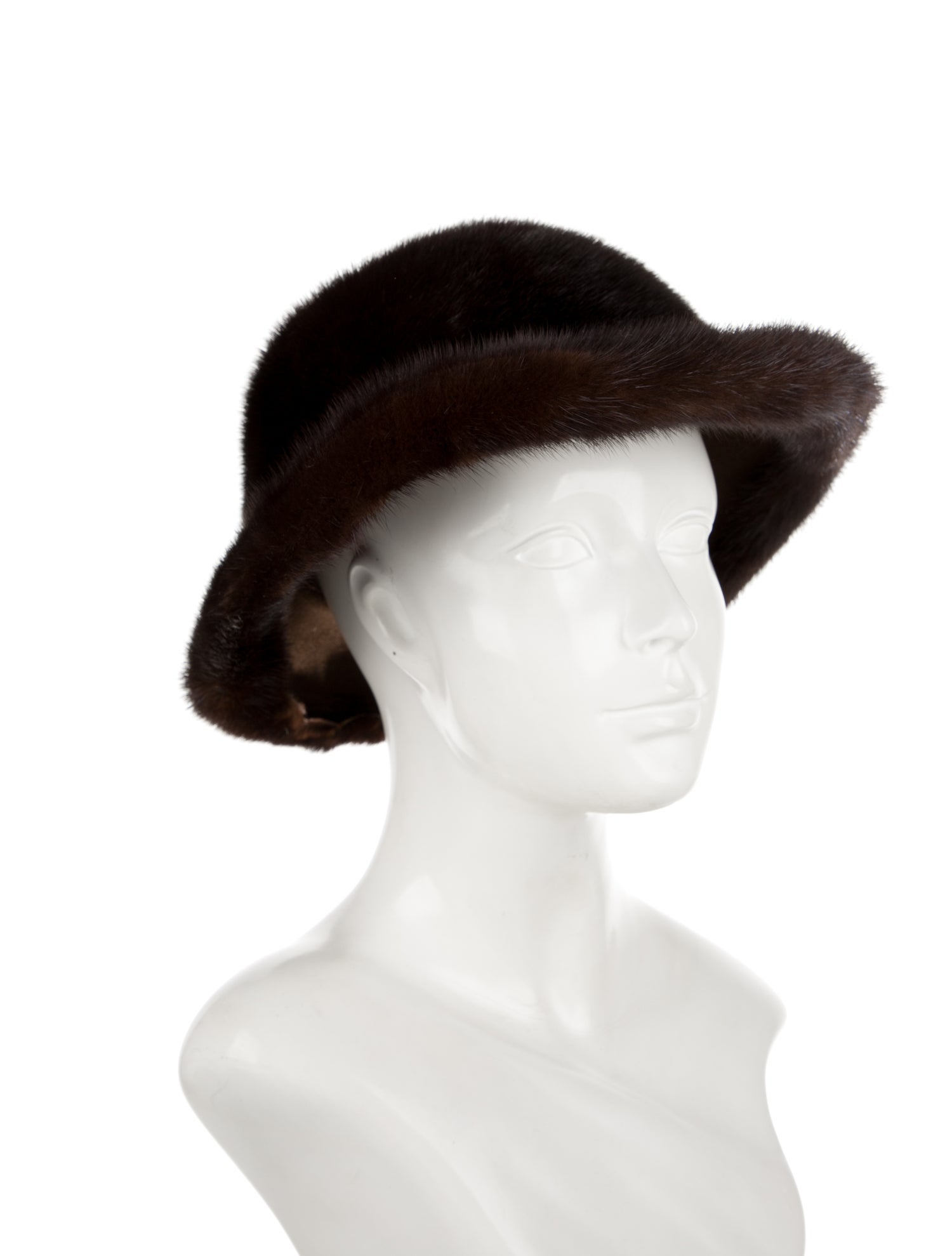 Saks Fifth Avenue Saks Fifth Avenue brown buckle hat
