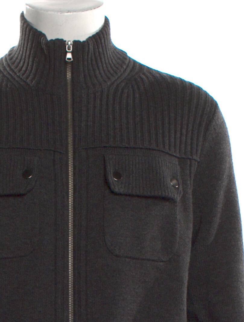 Saks Fifth Avenue Wool Turtleneck Cardigan
