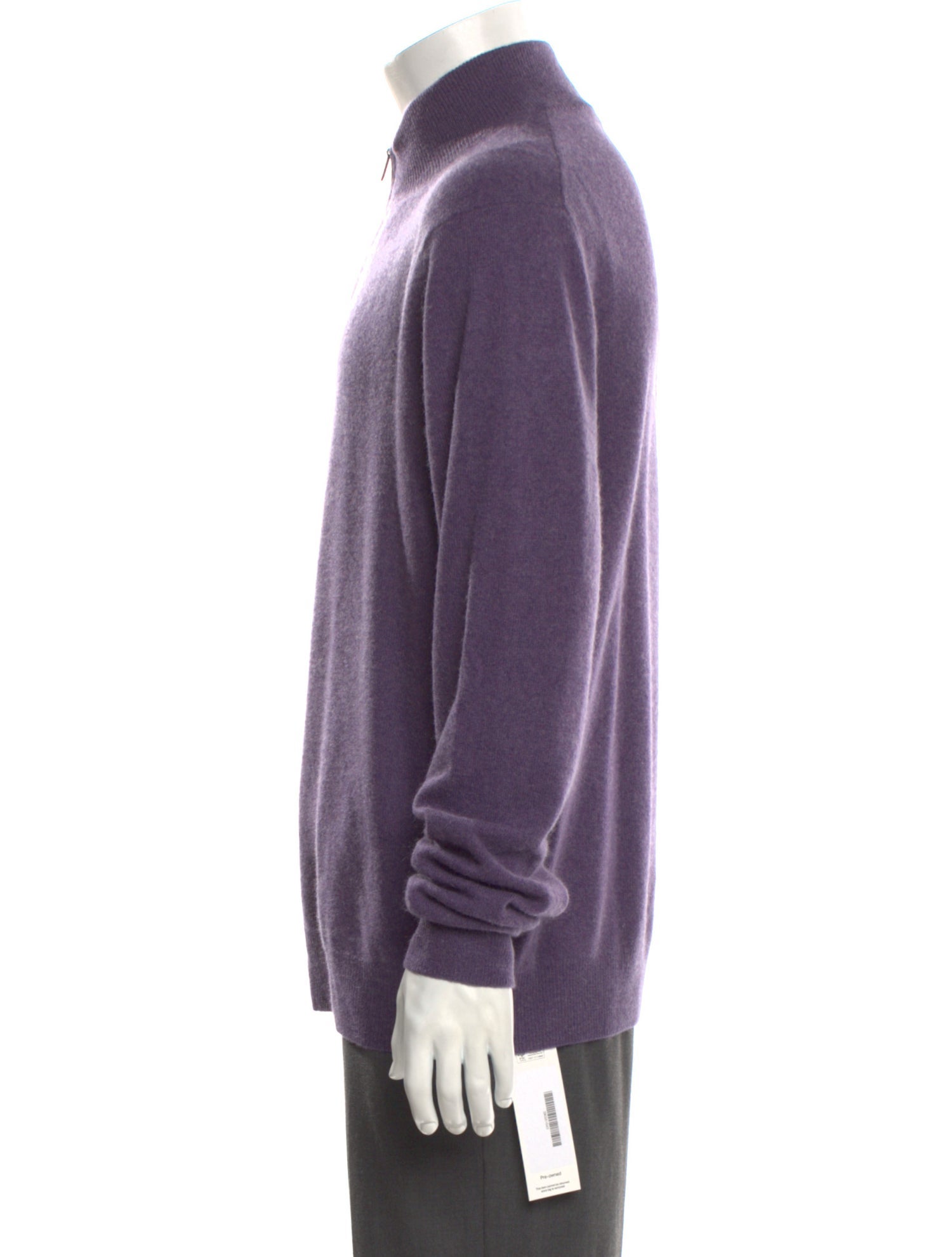 Saks Fifth Avenue Cashmere Mock Neck Polo Sweater