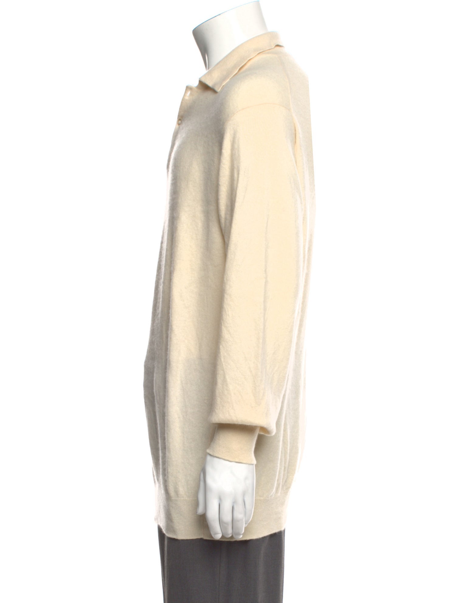 Saks Fifth Avenue Cashmere Collar Polo Sweater