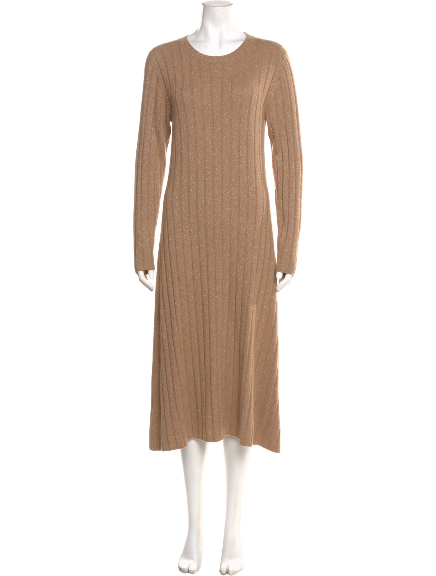 Saks Fifth Avenue Crew Neck Midi Length Dress