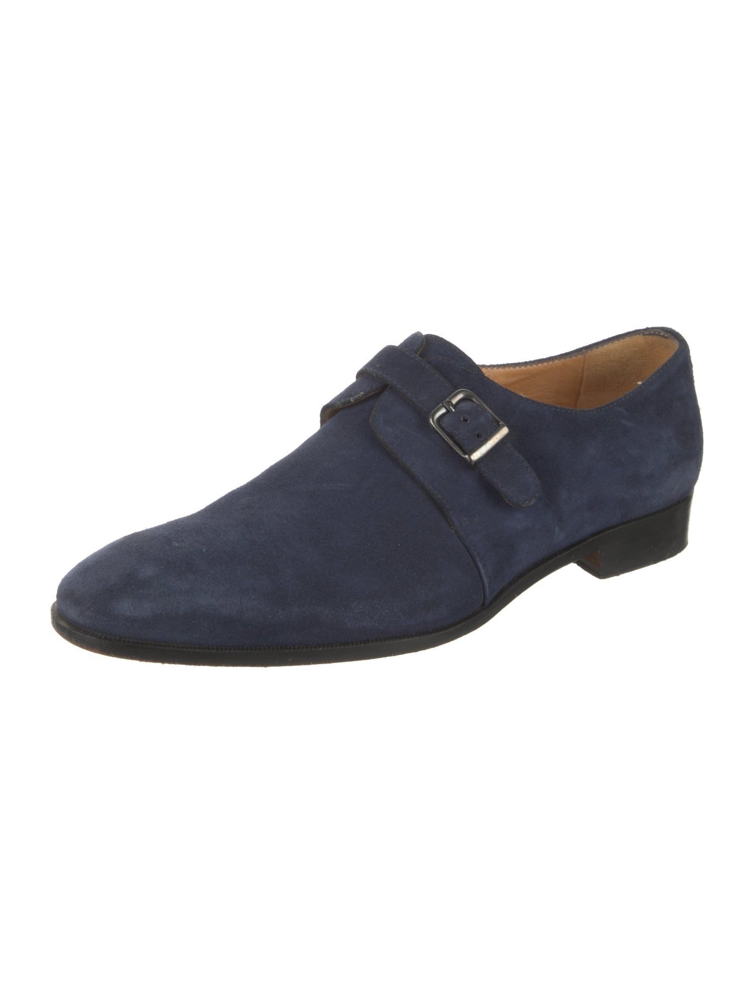 Saks Fifth Avenue Suede Monk Straps