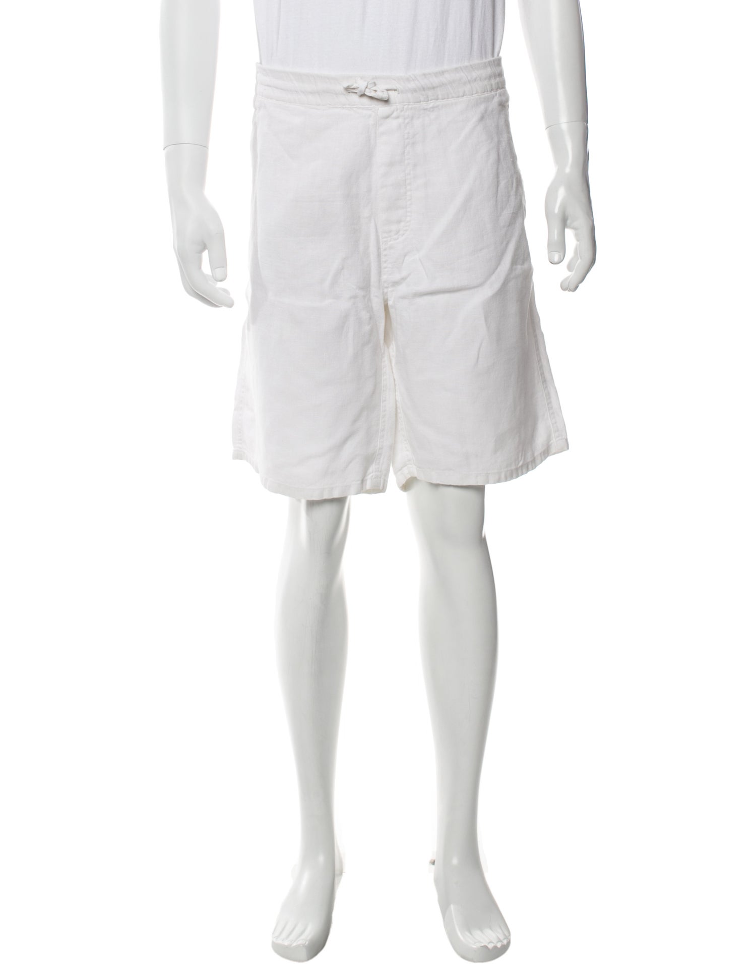 Saks Fifth Avenue Linen Flat Front Shorts