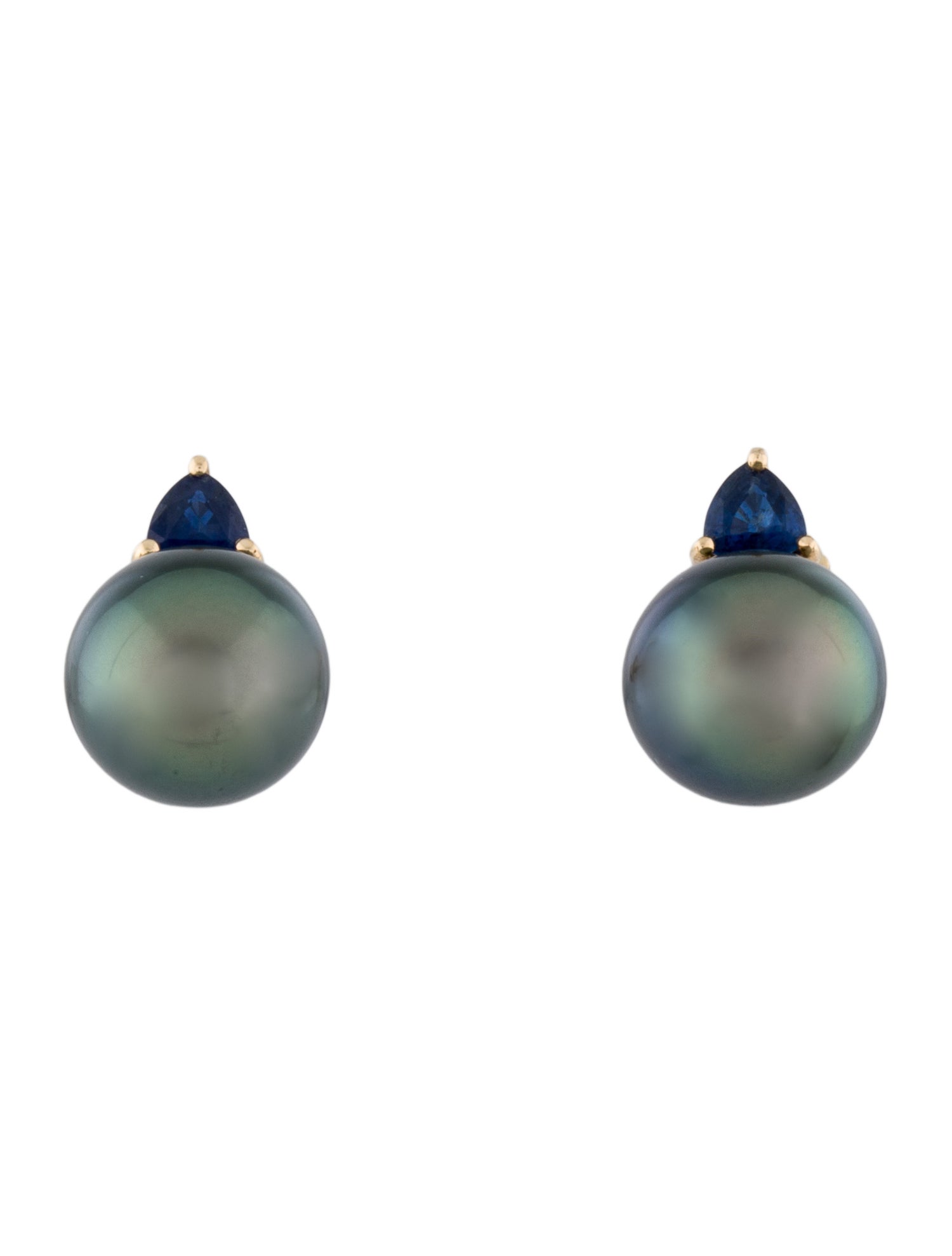 Selin Kent 14K Pearl & Sapphire Ada Stud Earrings