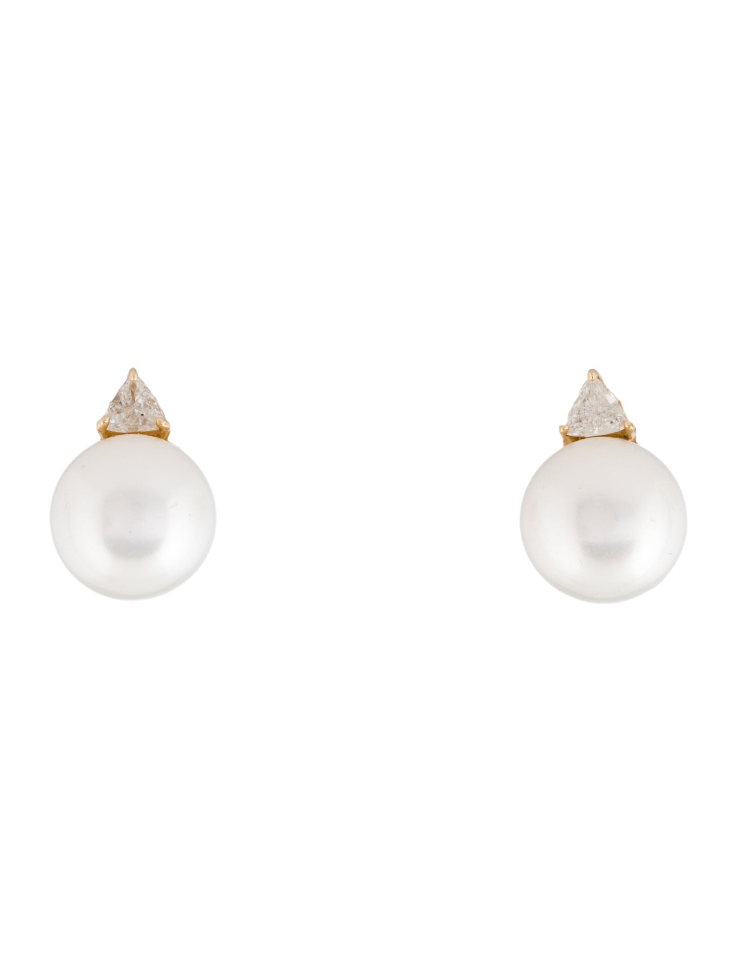 Selin Kent 14K Pearl & Diamond Earrings