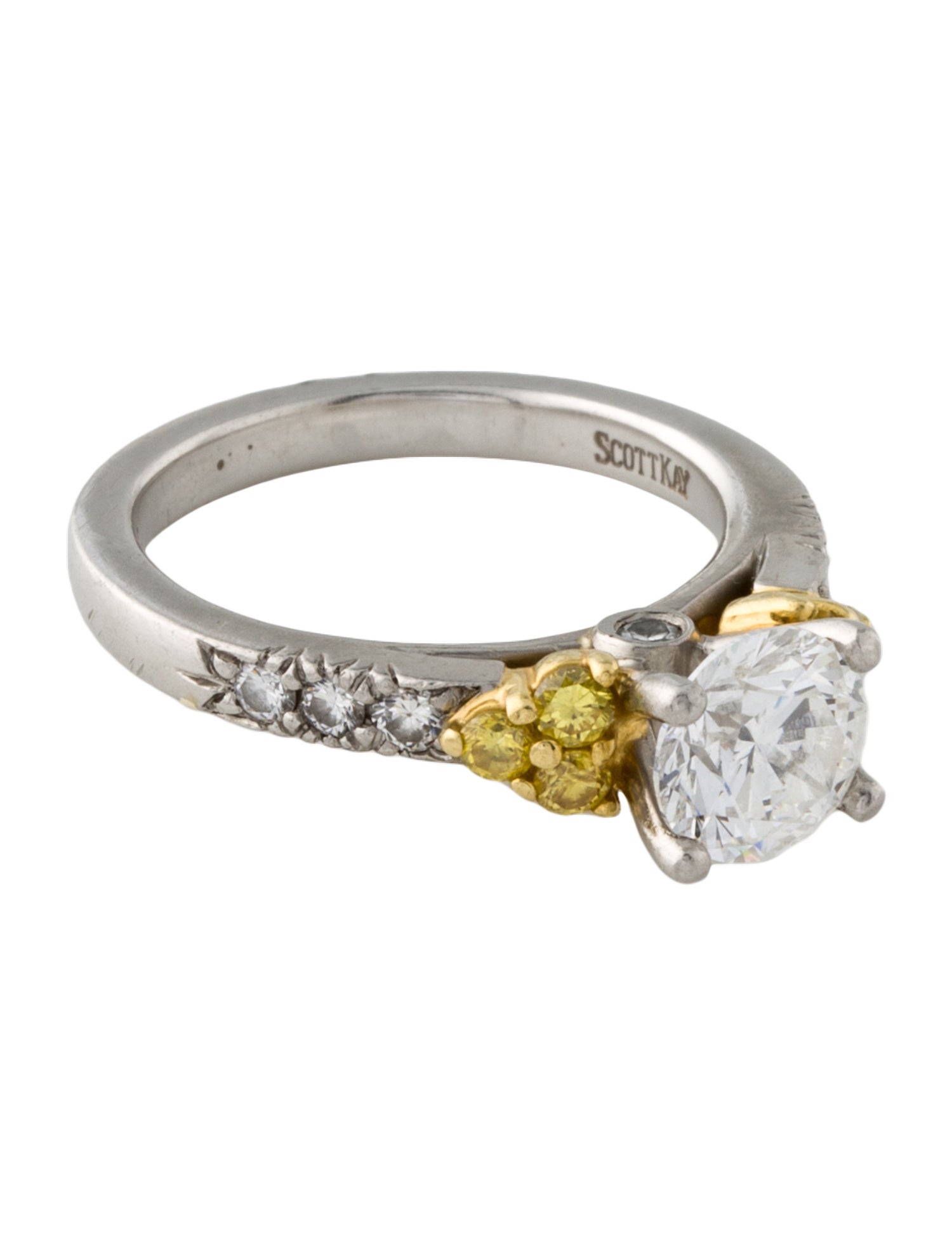 Scott Kay 1.11ct Diamond Engagement Ring