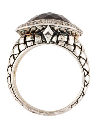 Scott Kay Smoky Quartz & Diamond Dome Ring