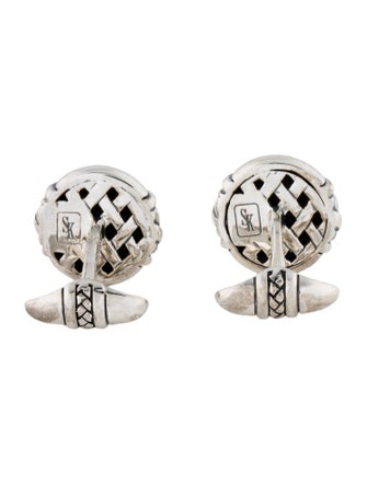 Scott Kay Basket weave Cufflinks