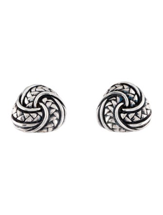 Scott Kay Weaved Knot Stud Earrings