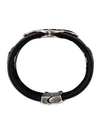 Scott Kay Leather, Sapphire & Spinel 11 Row Wrap Bracelet