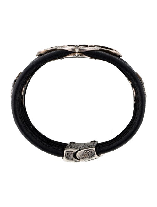 Scott Kay Leather, Sapphire & Spinel 11 Row Wrap Bracelet