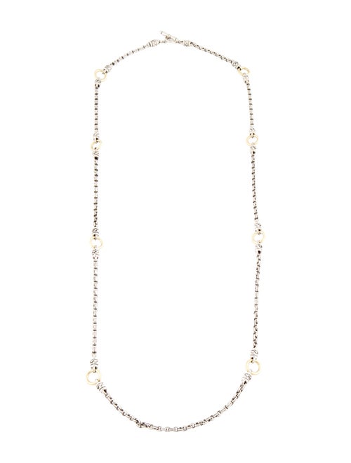Scott Kay Two-Tone Long Chain Necklace