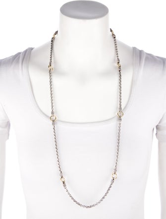 Scott Kay Two-Tone Long Chain Necklace