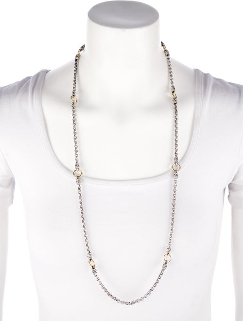 Scott Kay Two-Tone Long Chain Necklace